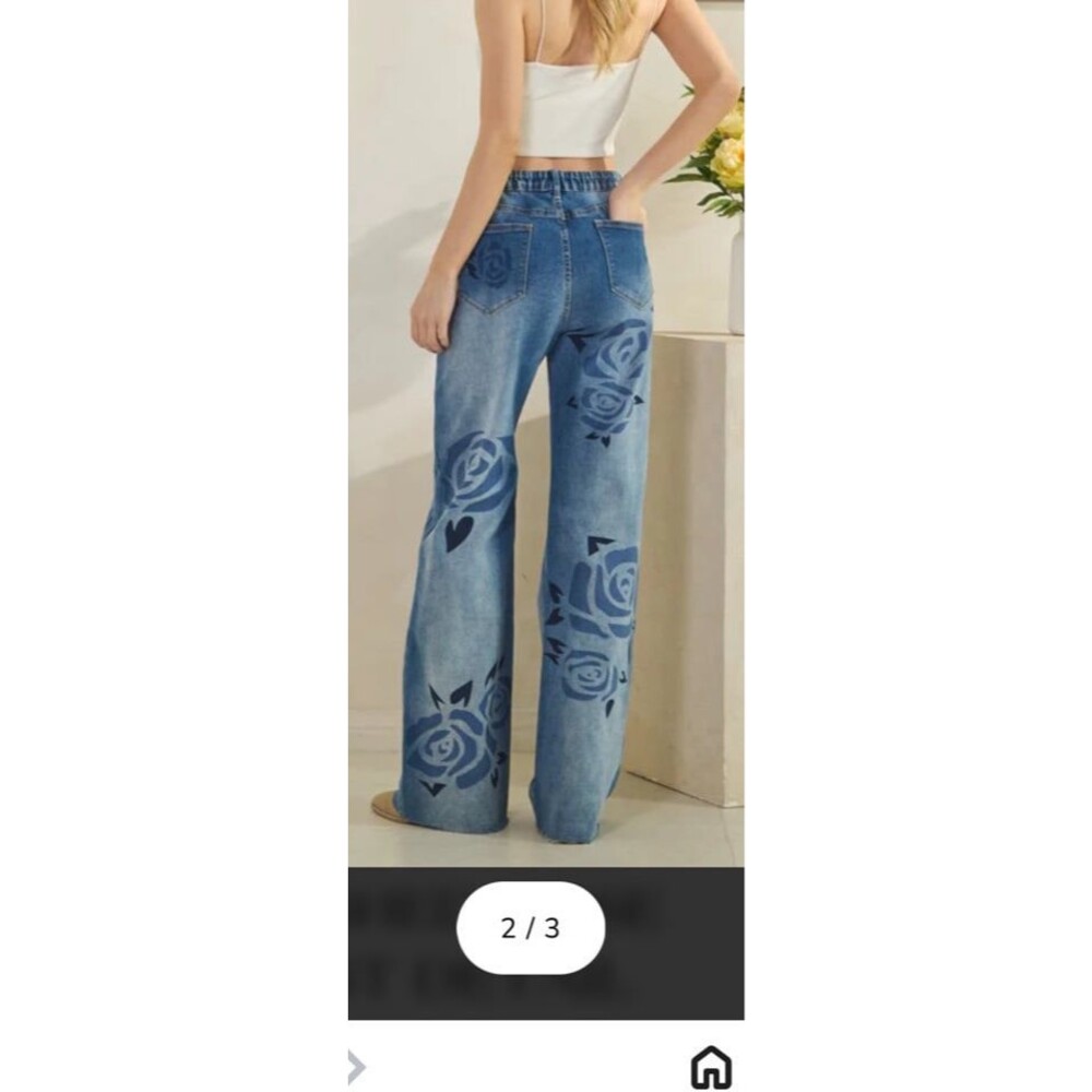 OLI & HALI jeans OH! jeans Oli and Hali pants OLI HALI jeans floral OLI&hali 2-6 - Picture 10 of 10